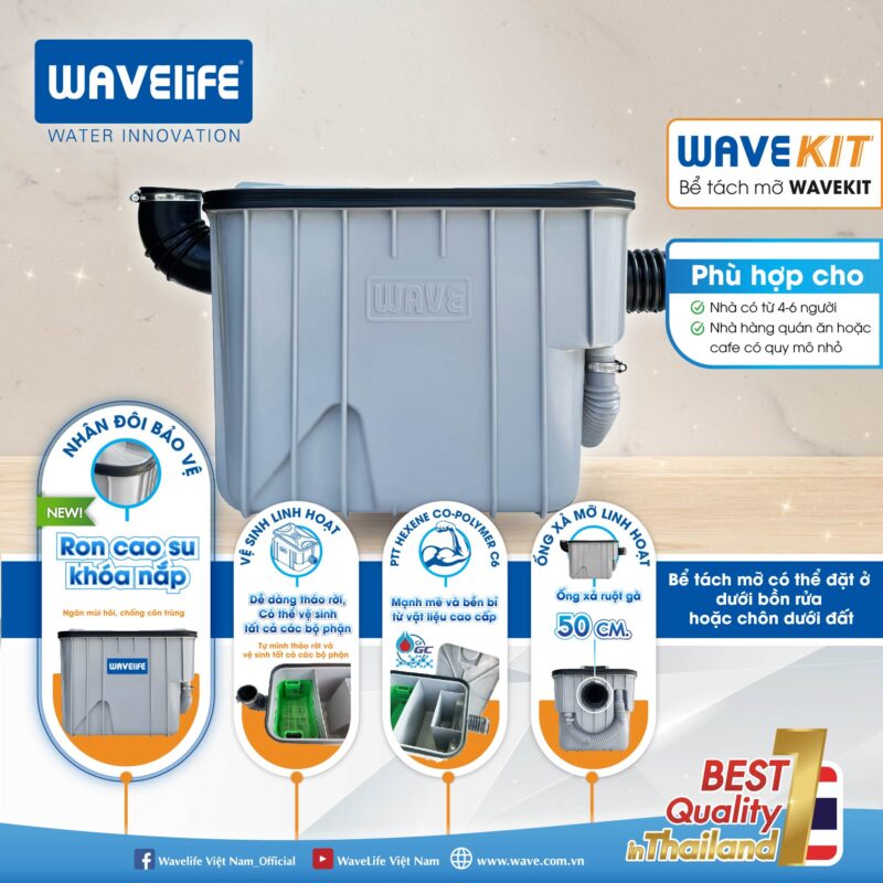 BỂ TÁCH MỠ WAVEKIT