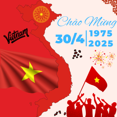 chào mừng lễ 30/4
