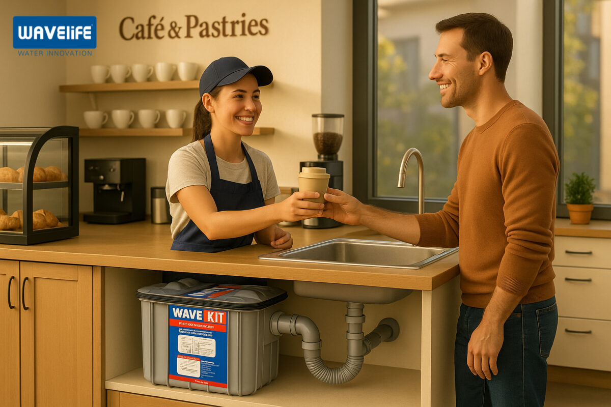 Bể tách dầu mỡ Wavekit - Lựa chọn hoàn hảo cho quán nhỏ