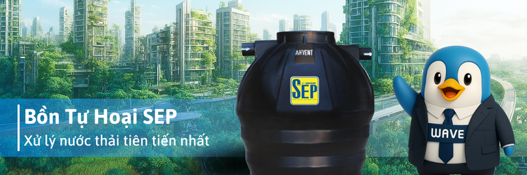 Bồn Tự Hoại Wavelife - mẫu SEP